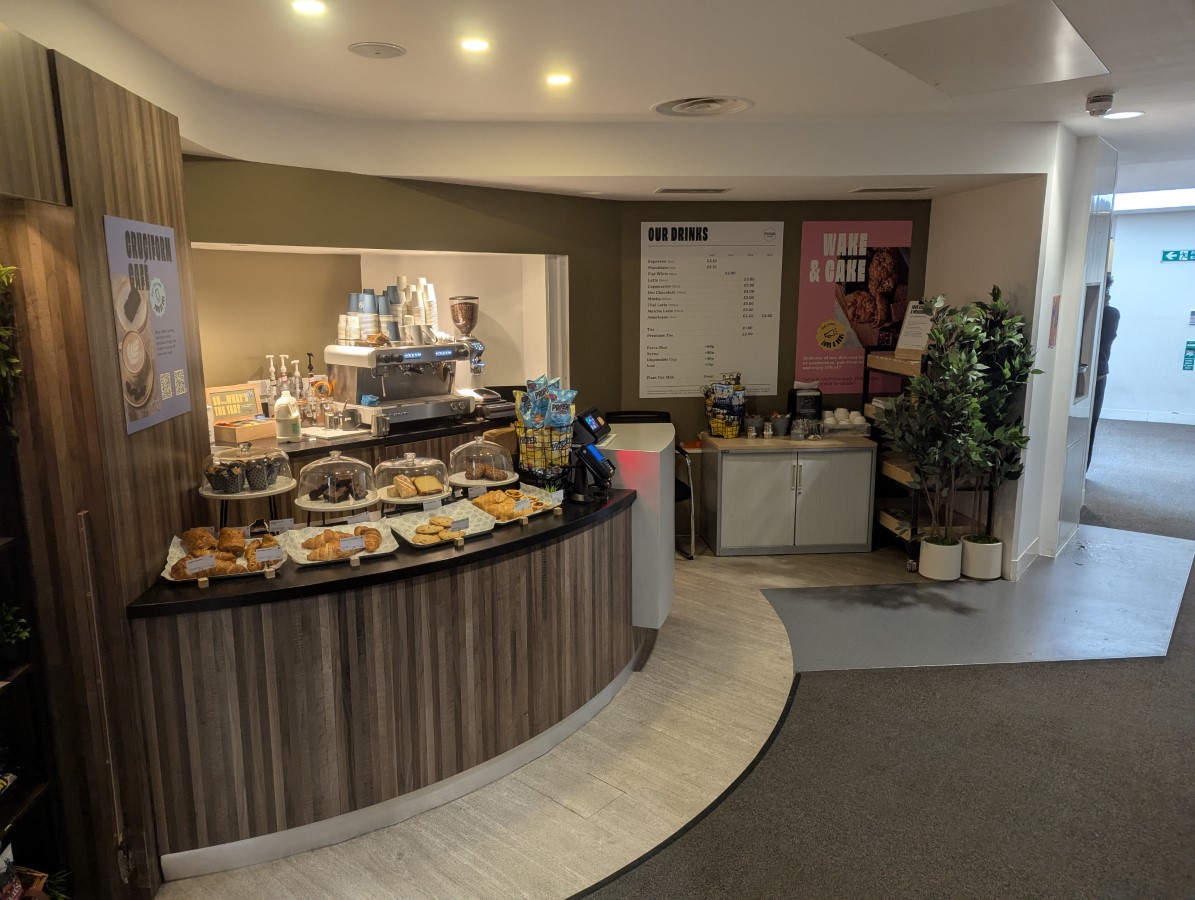 Cruciform Building - Dr Coffee Café 